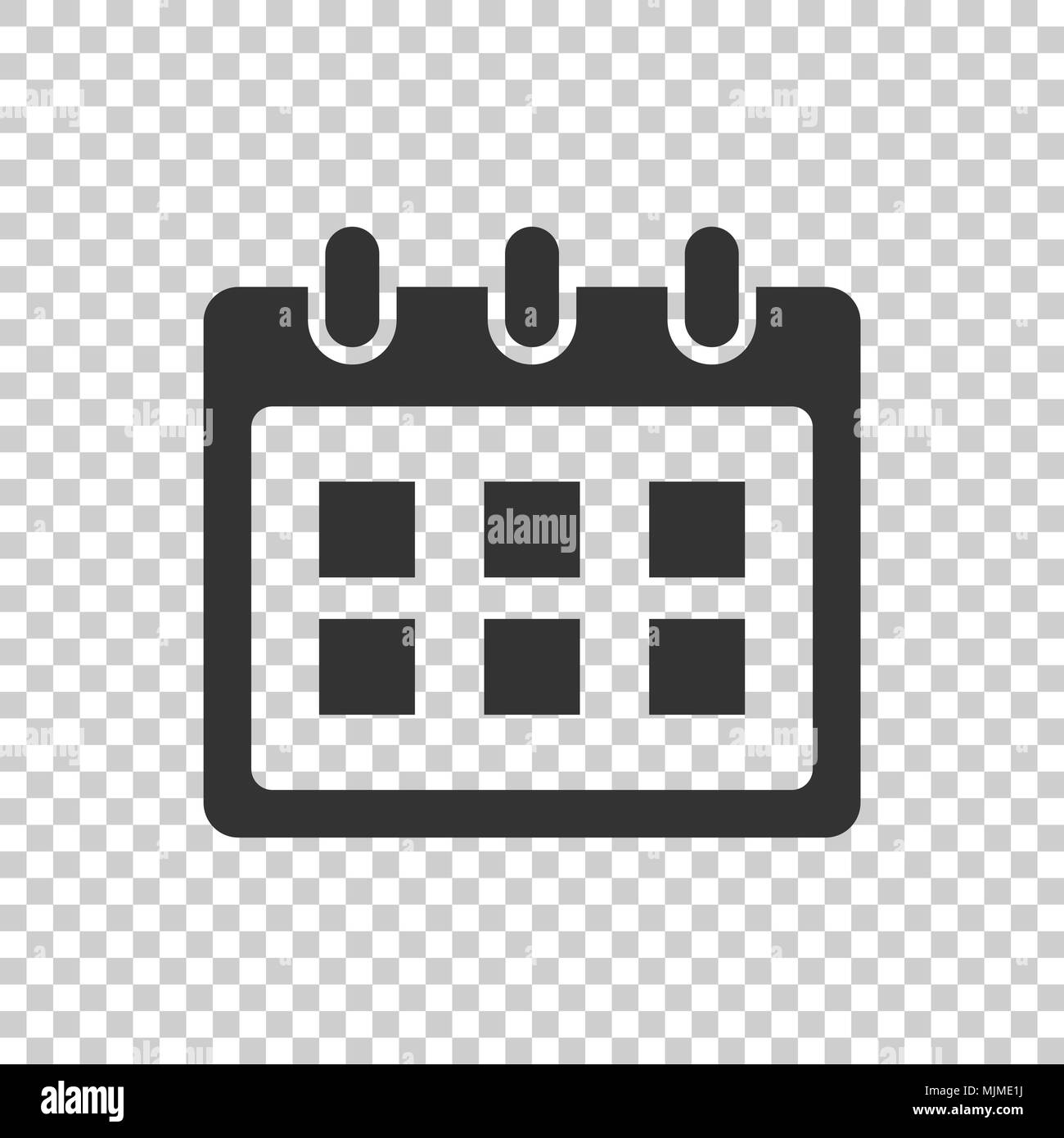 Icône de l'agenda Banque d'images noir et blanc - Alamy