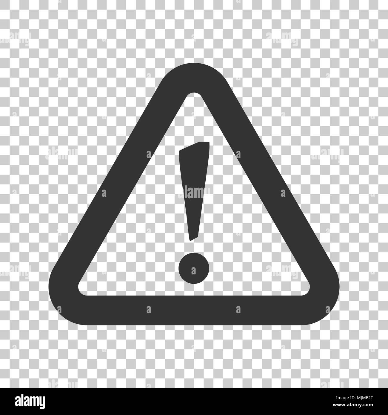 Danger sign vector icône. Attention attention l'illustration. Concept d