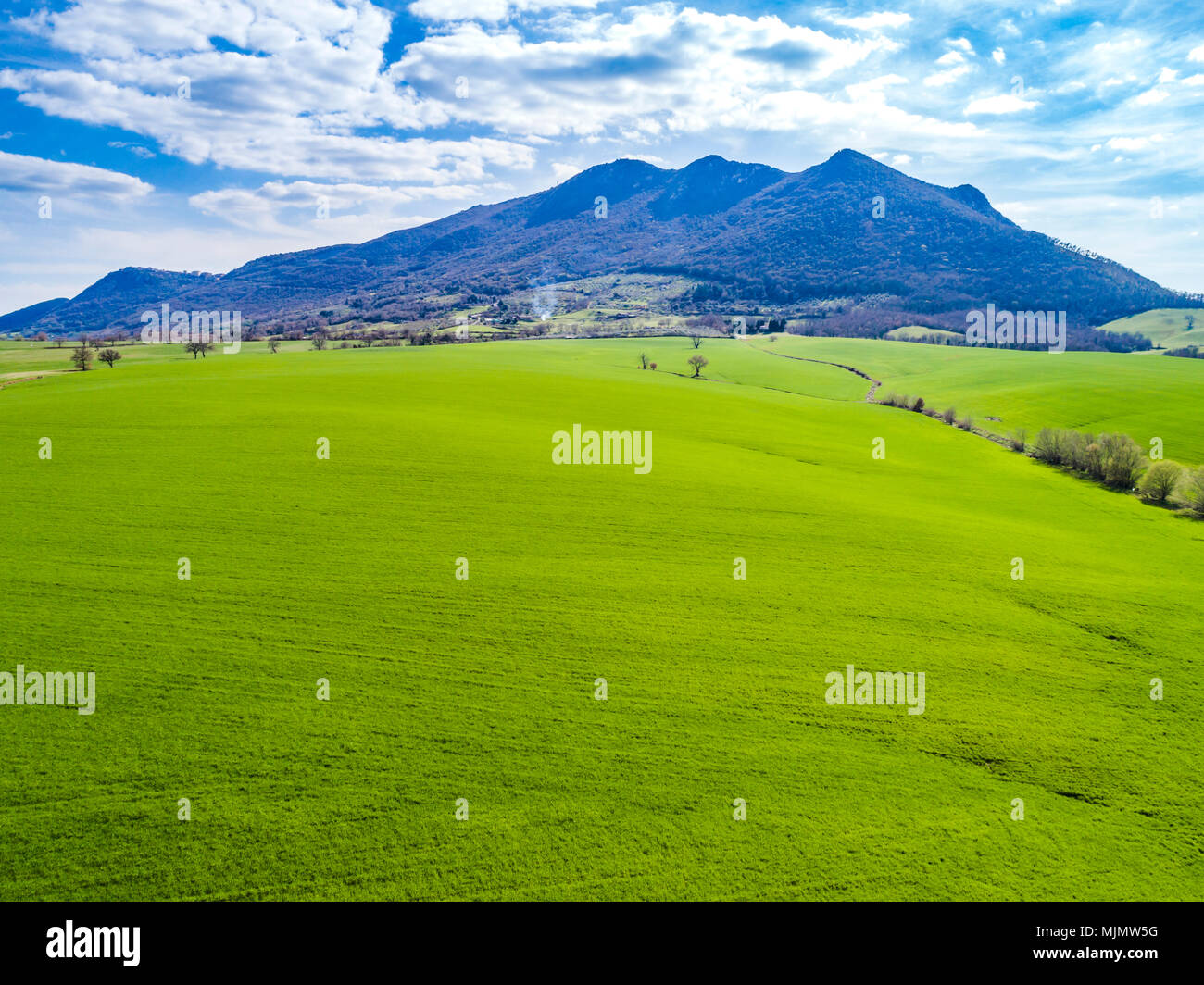 Paysage de la campagne romaine en italie Banque D'Images