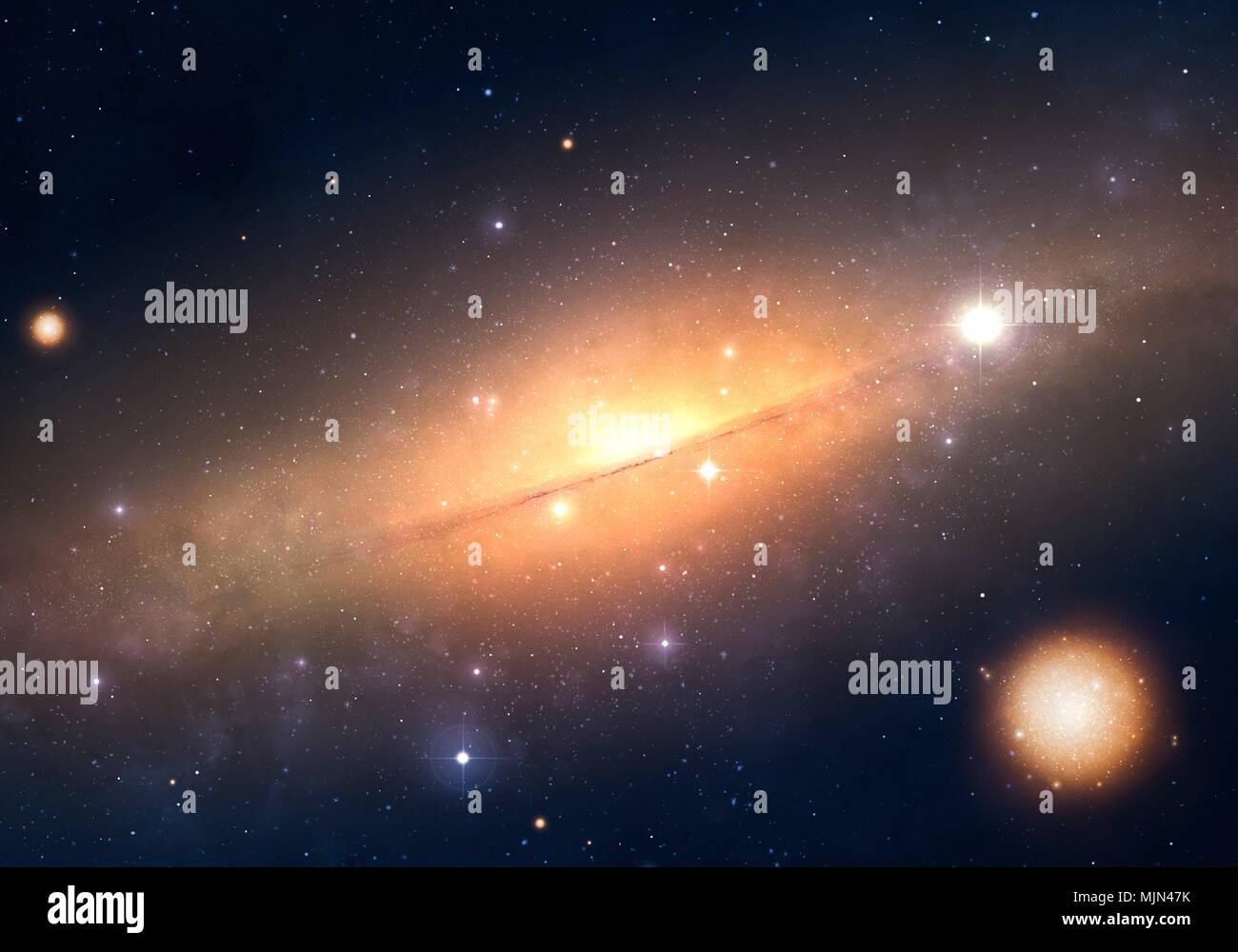 Illustration De La Voie Lactée Tel Quil Pourrait être Sur