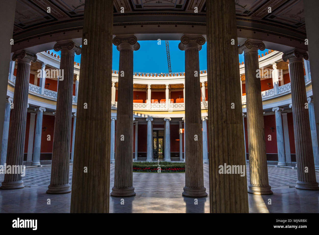 Le hall Zappeion, un bâtiment dans le jardin National d'Athènes en Grèce Banque D'Images