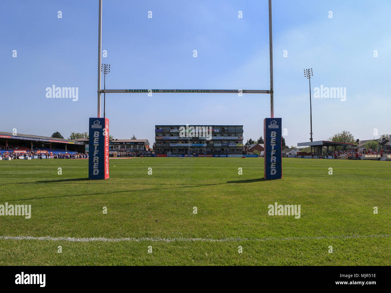 Wakefield, Royaume-Uni, 6 mai 2018. Super League rugby Betfred, Round 14,Wakefield Trinity v Hull KR ; Credit : Nouvelles Images /Alamy Live News Banque D'Images