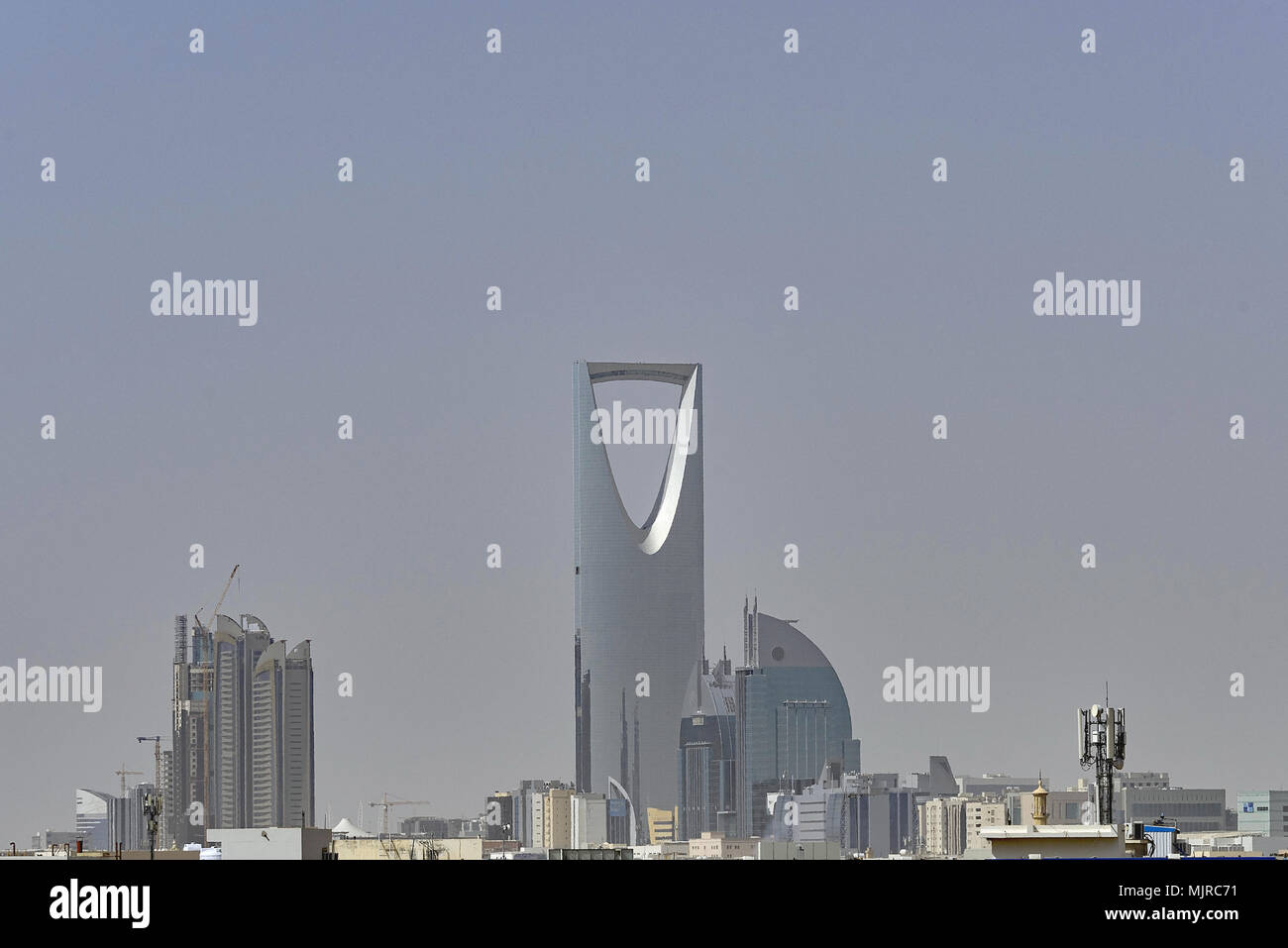 Gratte-ciel de Riyad, Arabie saoudite. Banque D'Images