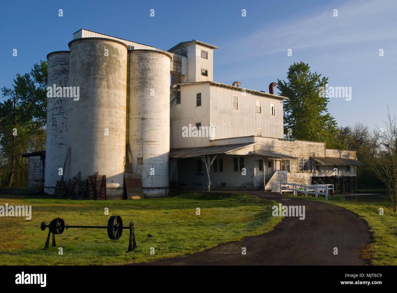 Boston Mill, Thompson's Mill State Park, New York Banque D'Images