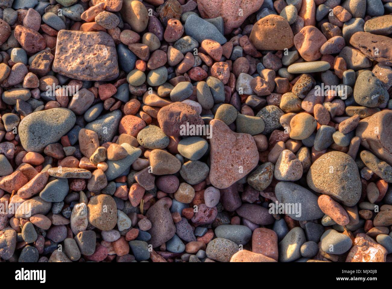 Temperance River est un parc d'État sur la rive nord du lac Supérieur au Minnesota Banque D'Images