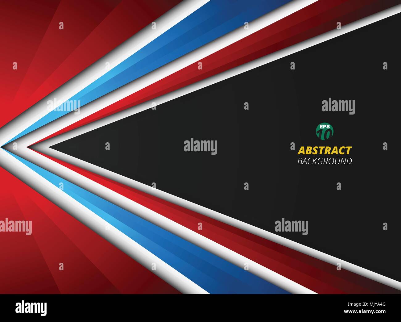 Résumé de gradient doux bleu rouge blanc sur noir background. La conception moderne du travail concret pour plus de détails. Eps10 vector Illustration Illustration de Vecteur