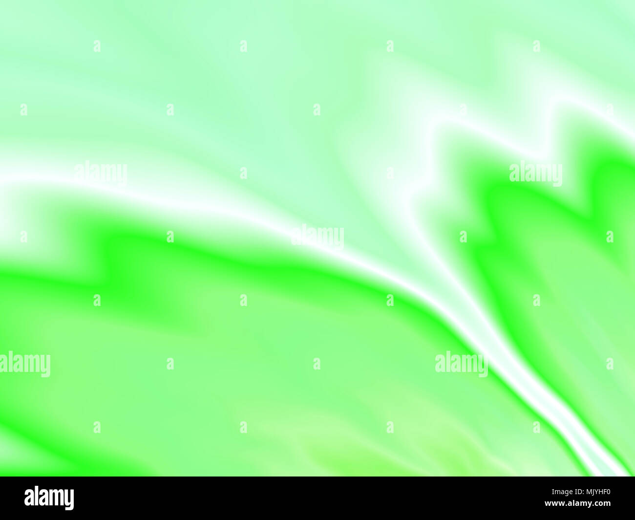 Fractal vert fond flou. L'art abstrait. Banque D'Images