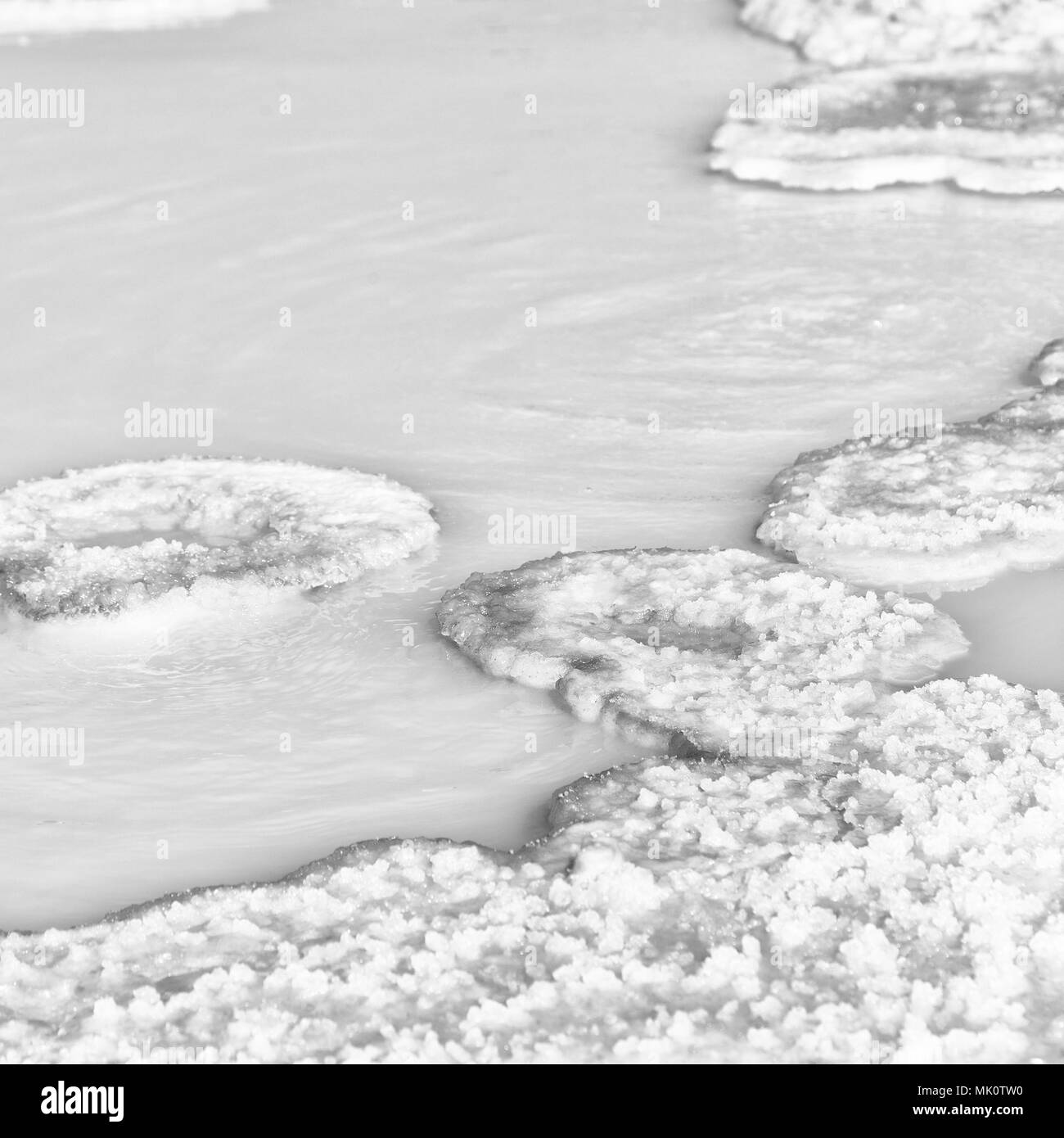 Dans l'Afrique de l'Éthiopie de danakil dépression volcanique de dallol Banque D'Images