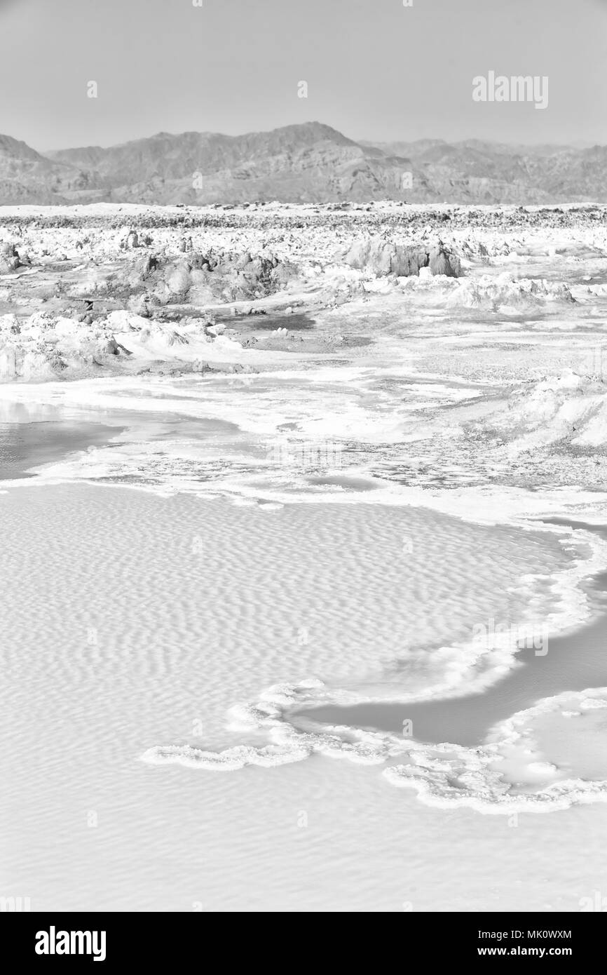 Dans l'Afrique de l'Éthiopie de danakil dépression volcanique de dallol Banque D'Images