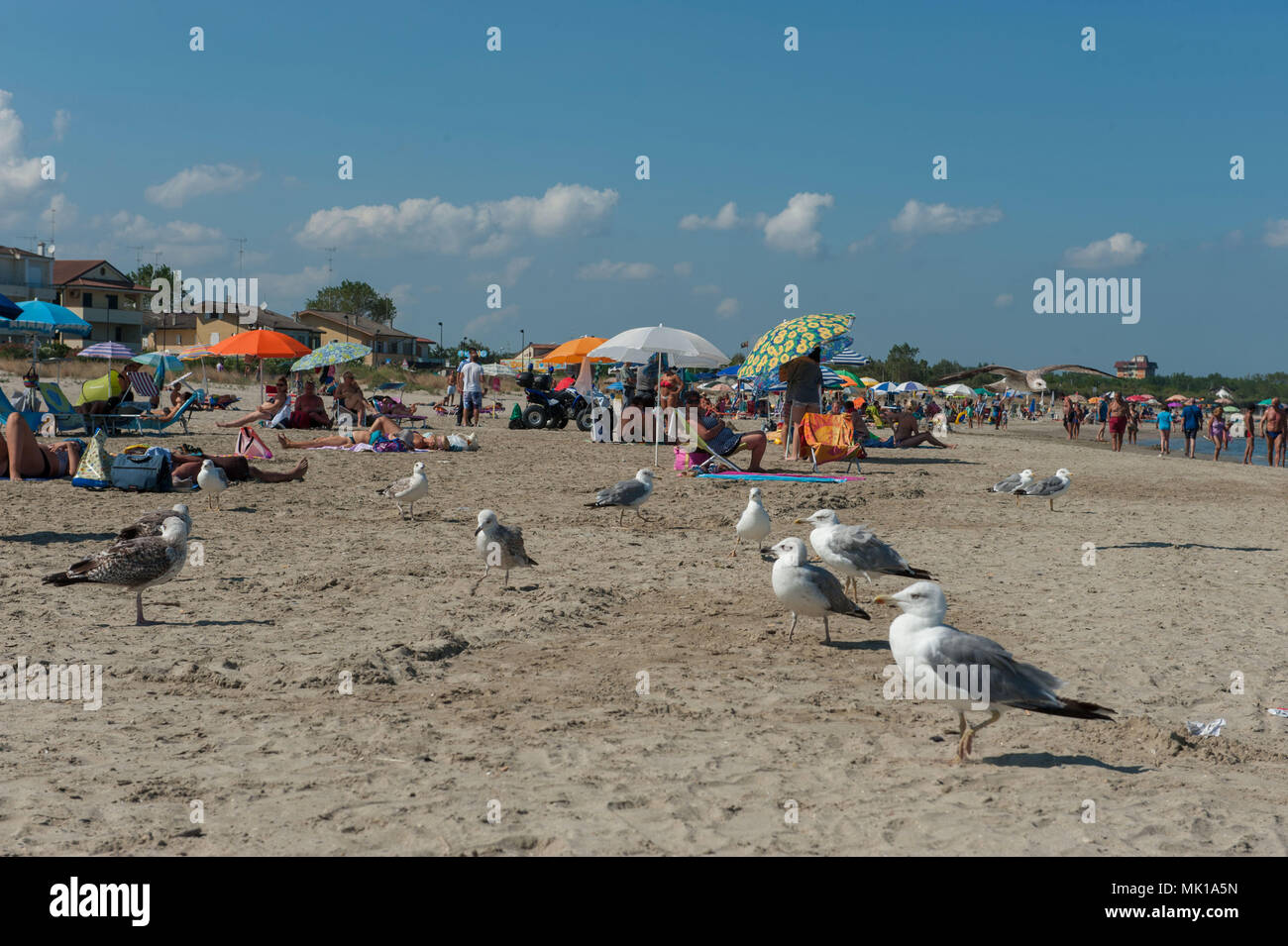 Lido di Comacchio, Italie Banque D'Images