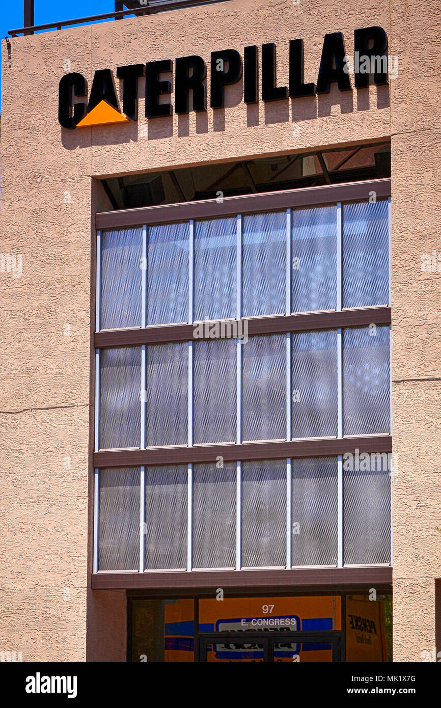 Immeuble de bureaux de Caterpillar dans le centre-ville de Tucson AZ Banque D'Images