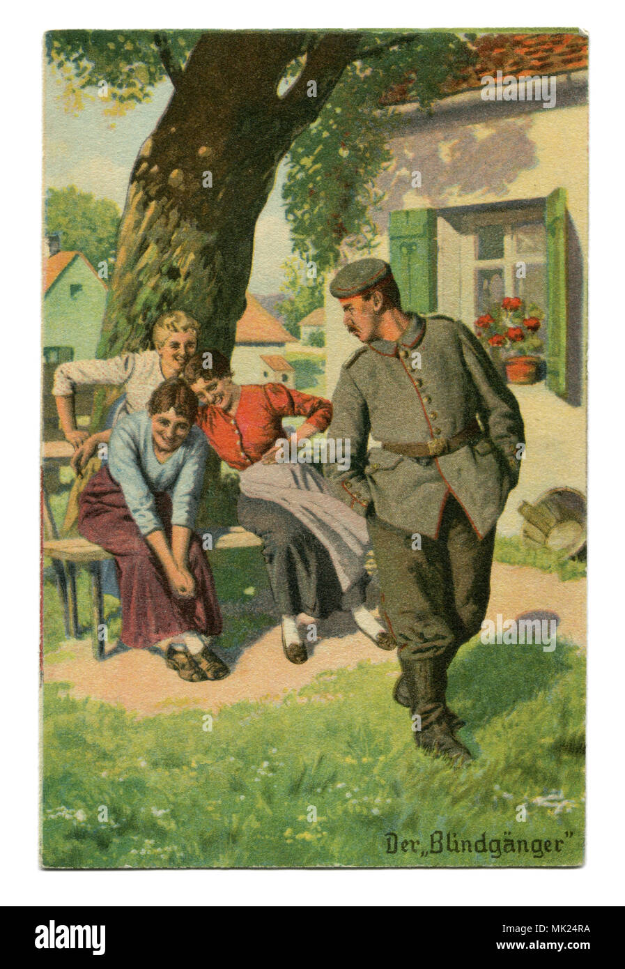 Ancienne Carte Postale Militaire Allemand Serie Humoristique Toujours Professionnel 8 L Image La Premiere Guerre Mondiale 1914 1918 Allemagne Photo Stock Alamy