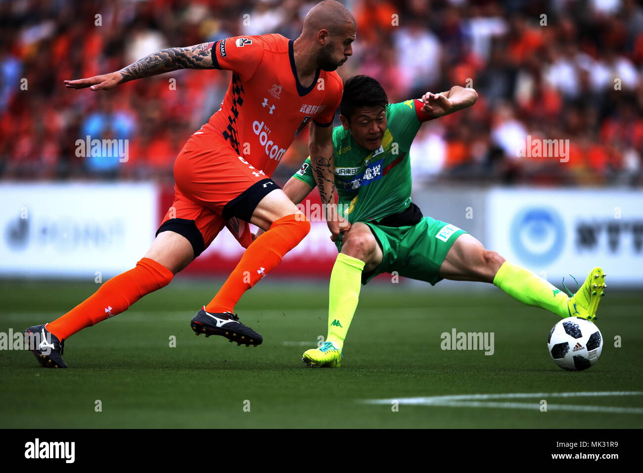 Robin Simovic Ardija 6 Mai 18 18 Football Soccer J2 Match De Championnat Entre Omiya Ardija Jef United Chiba 0 1 A Nack5 Stadium Omiya Dans Saitama Au Japon Photo De