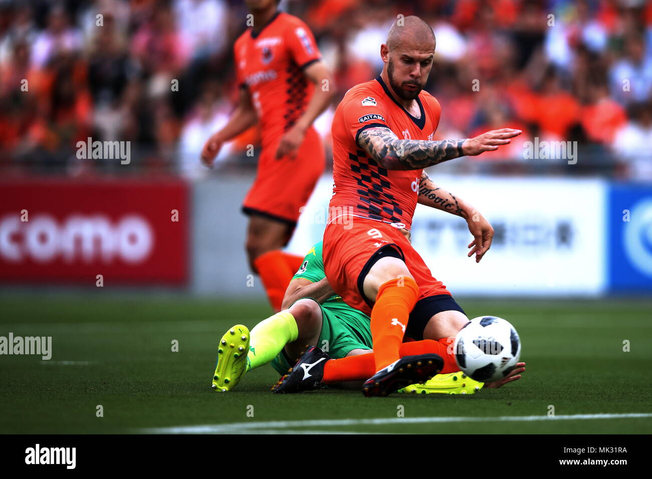 Robin Simovic Ardija 6 Mai 18 18 Football Soccer J2 Match De Championnat Entre Omiya Ardija