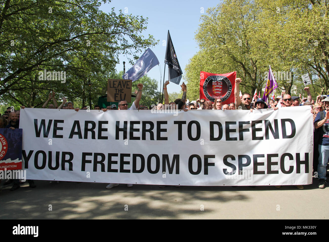 Londres, Royaume-Uni. 6 mai 2018. L'avant de la journée pour la liberté Mars Crédit : Alex Cavendish/Alamy Live News Banque D'Images