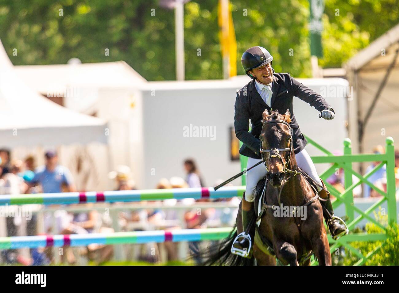 Le Gloucestershire, Royaume-Uni. 6 mai 2018. Concours hippique. Jour 4. Badminton Horse Trials Mitsubishi. Le Badminton. UK. 06/05/2018. Credit : Sport en images/Alamy Live News Banque D'Images