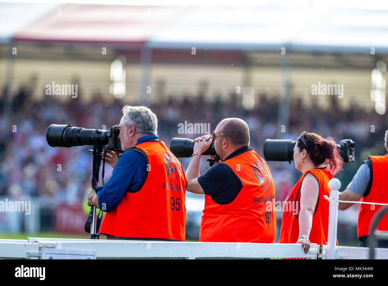 Cross Country. Photographes de la fin. Badminton Horse Trials Mitsubishi. Le Badminton. UK. 05/05/2018. Banque D'Images