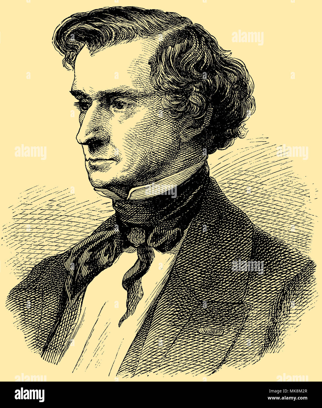 Hector Berlioz (né le 11 décembre 1803, est décédé le 9 mars 1869), Banque D'Images