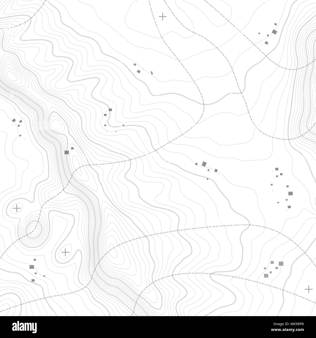 Concept de fond de carte topographique avec espace pour votre copie. Illustration de Vecteur