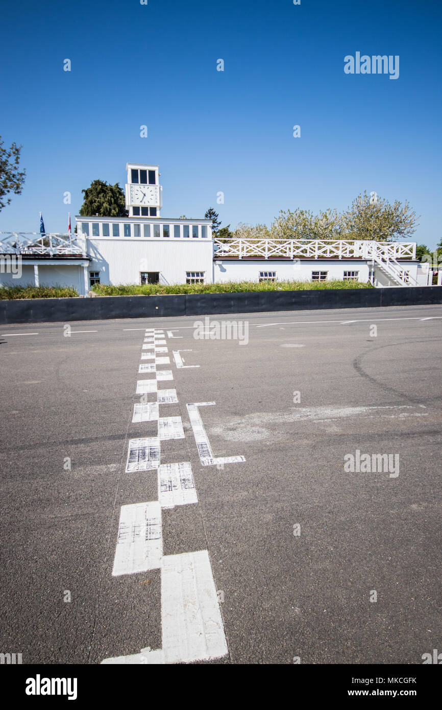 Dimanche lors du petit-déjeuner transatlantique Club, Goodwood Motor Circuit, près de Chichester, West Sussex, UK (6 mai 2018) Banque D'Images