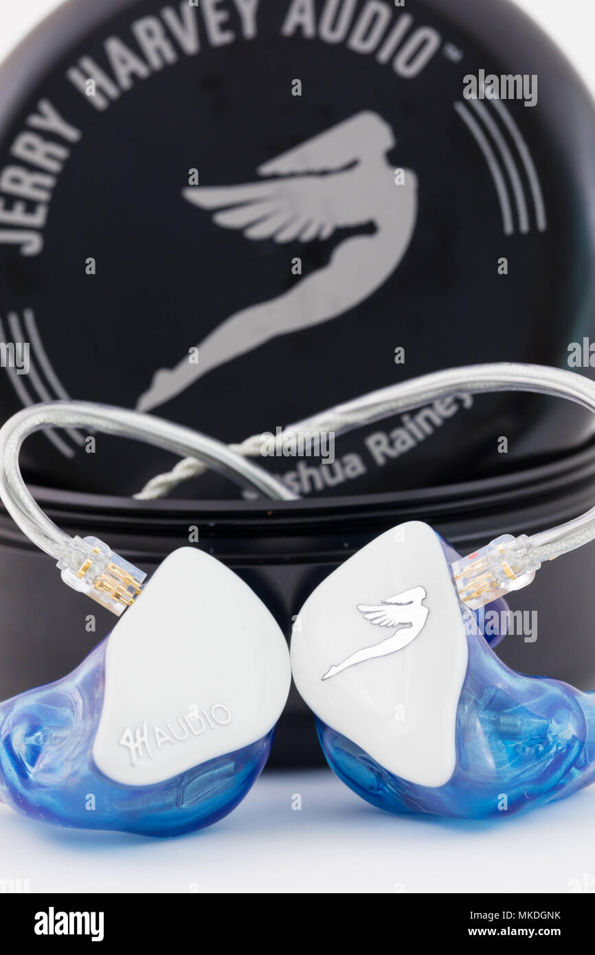 In Ear Monitors Audio JH Banque D'Images