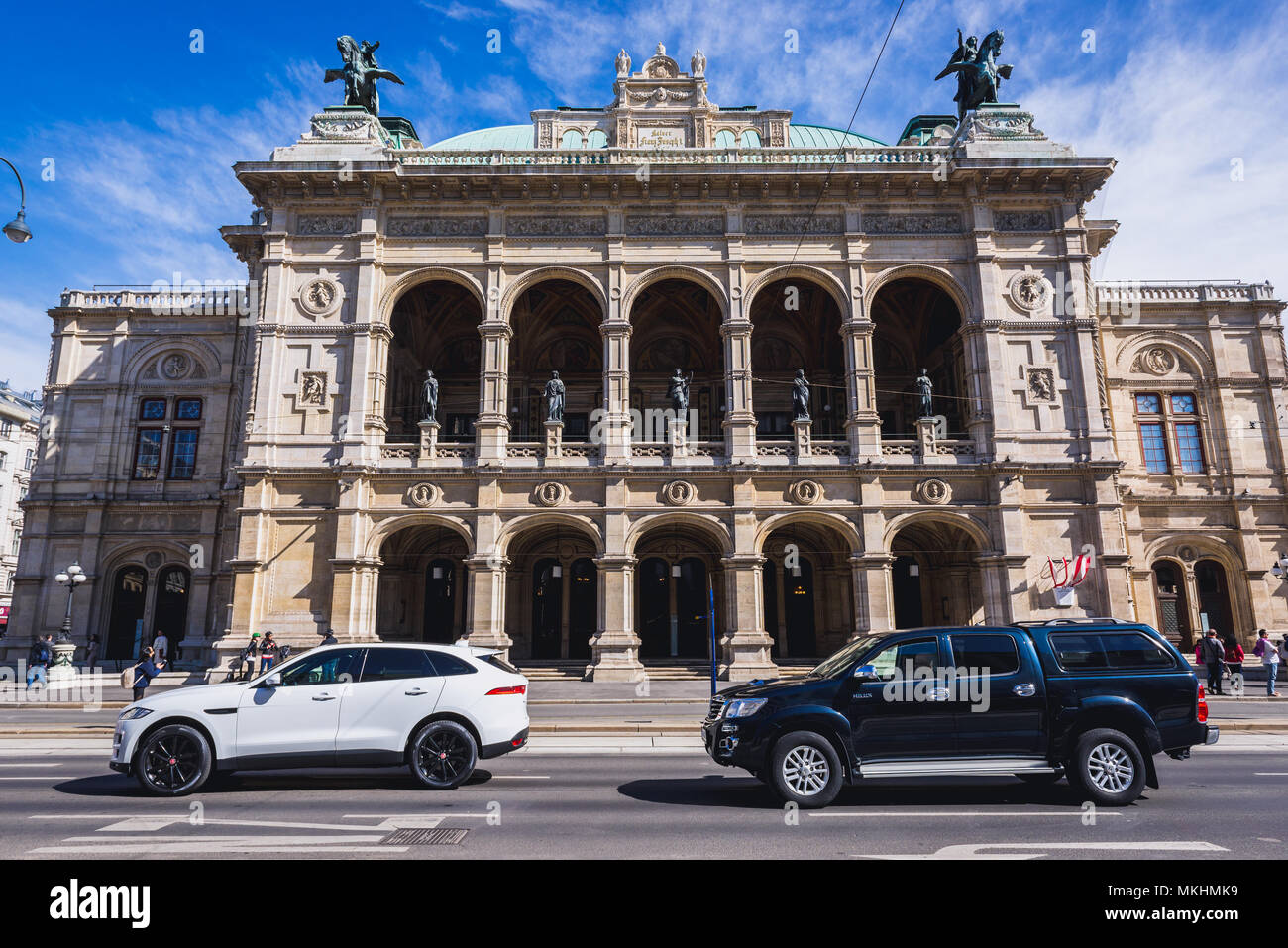 Opéra d'État de Vienne en Autriche, la ville de Vienne Banque D'Images