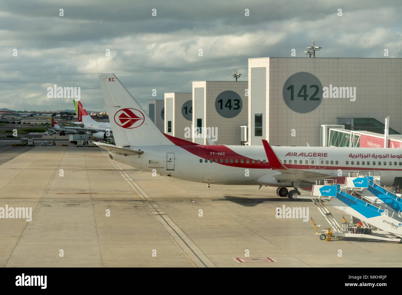 Air Algérie Boeing 737 Banque D'Images