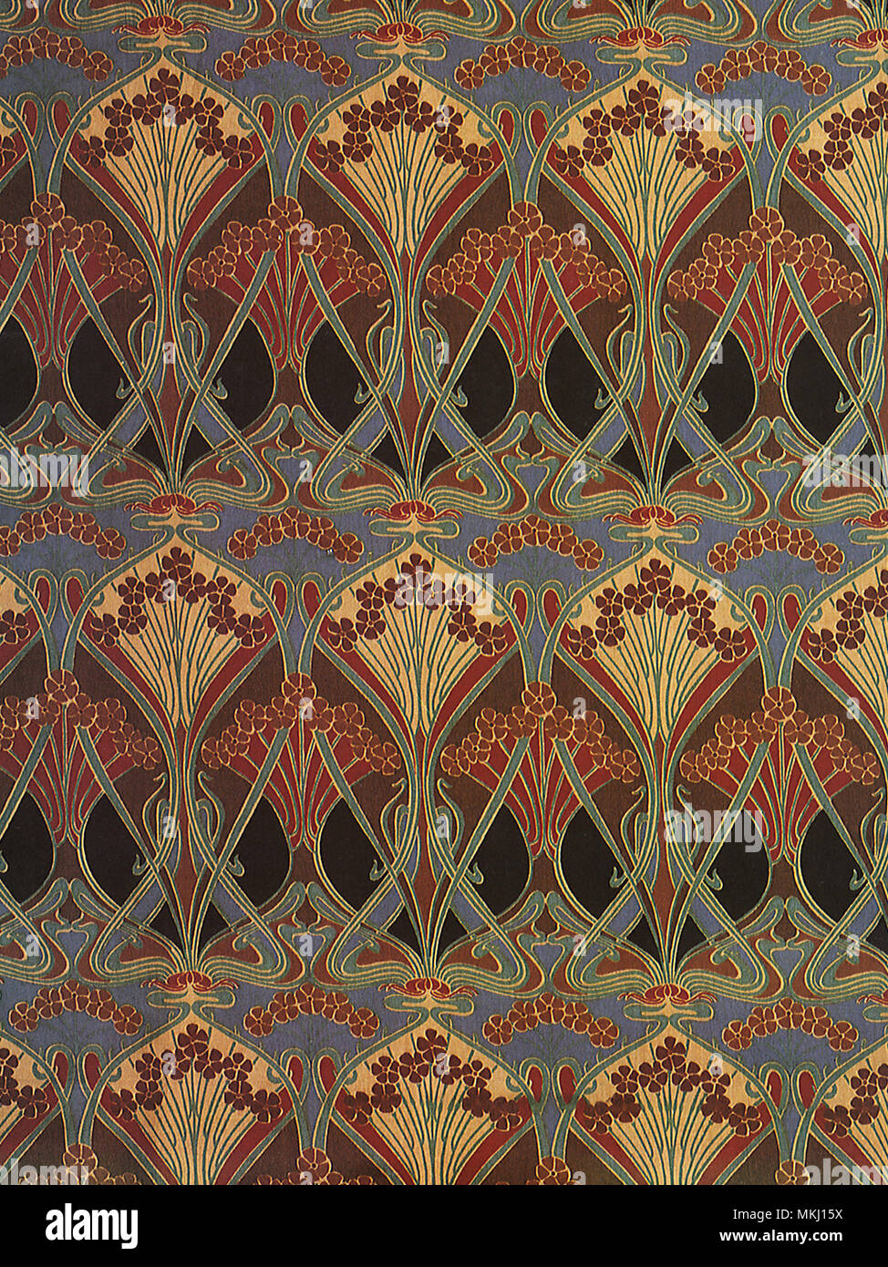 Floral Design géométrique Banque D'Images