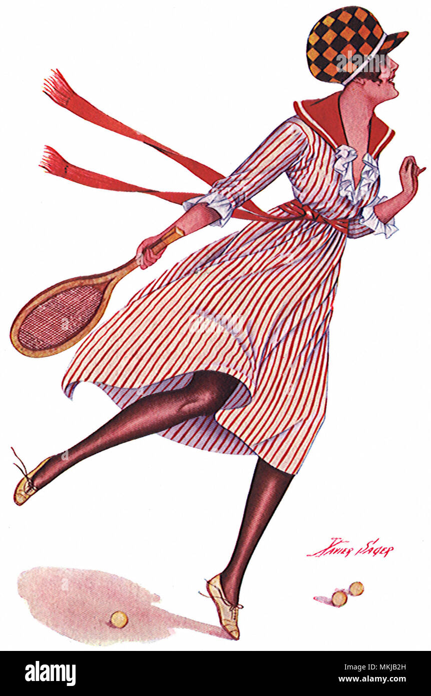 Joueuse de tennis Banque D'Images