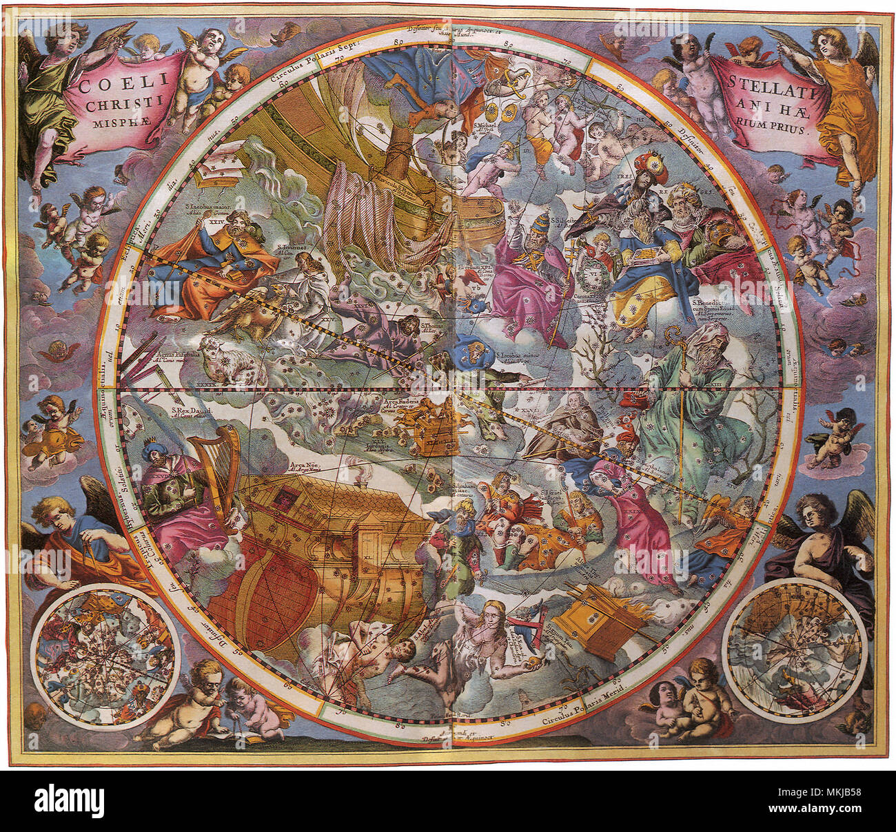 Tableau céleste Banque D'Images