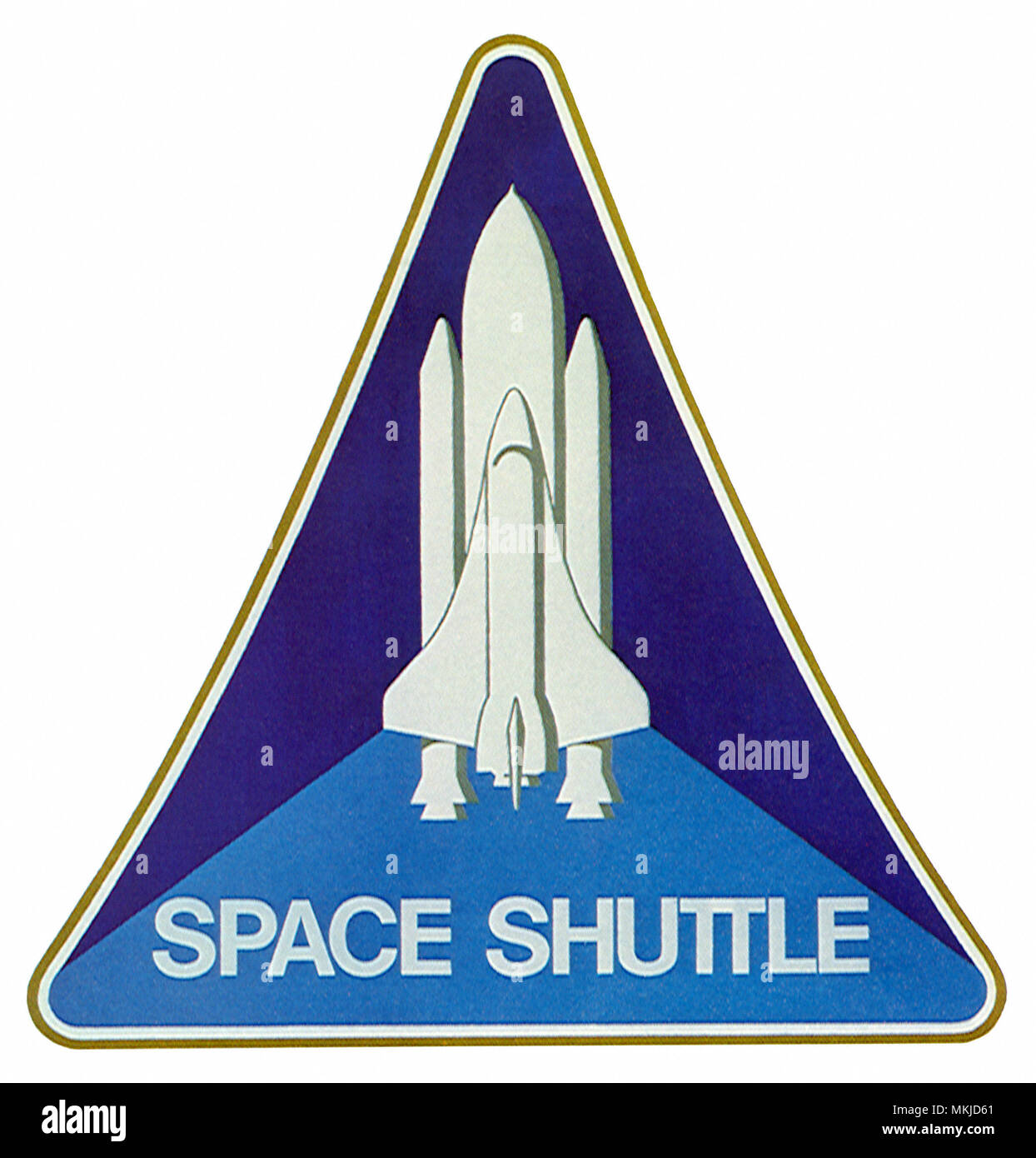 Insigne de la navette spatiale Banque D'Images