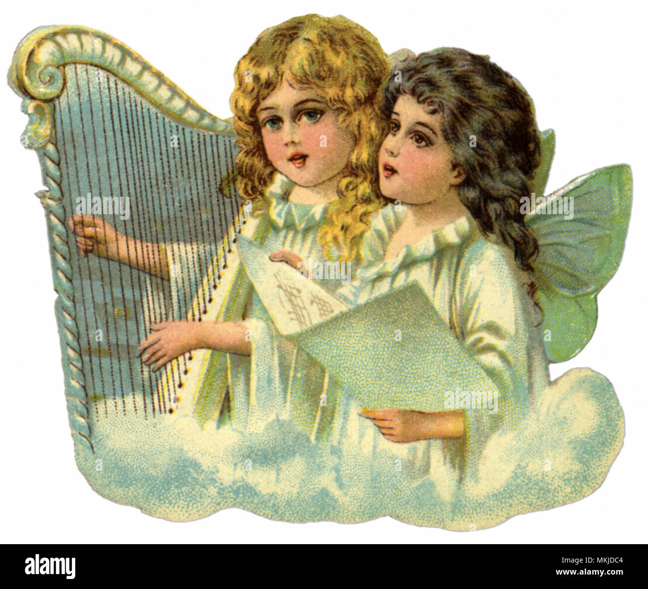 Anges musicales Banque D'Images