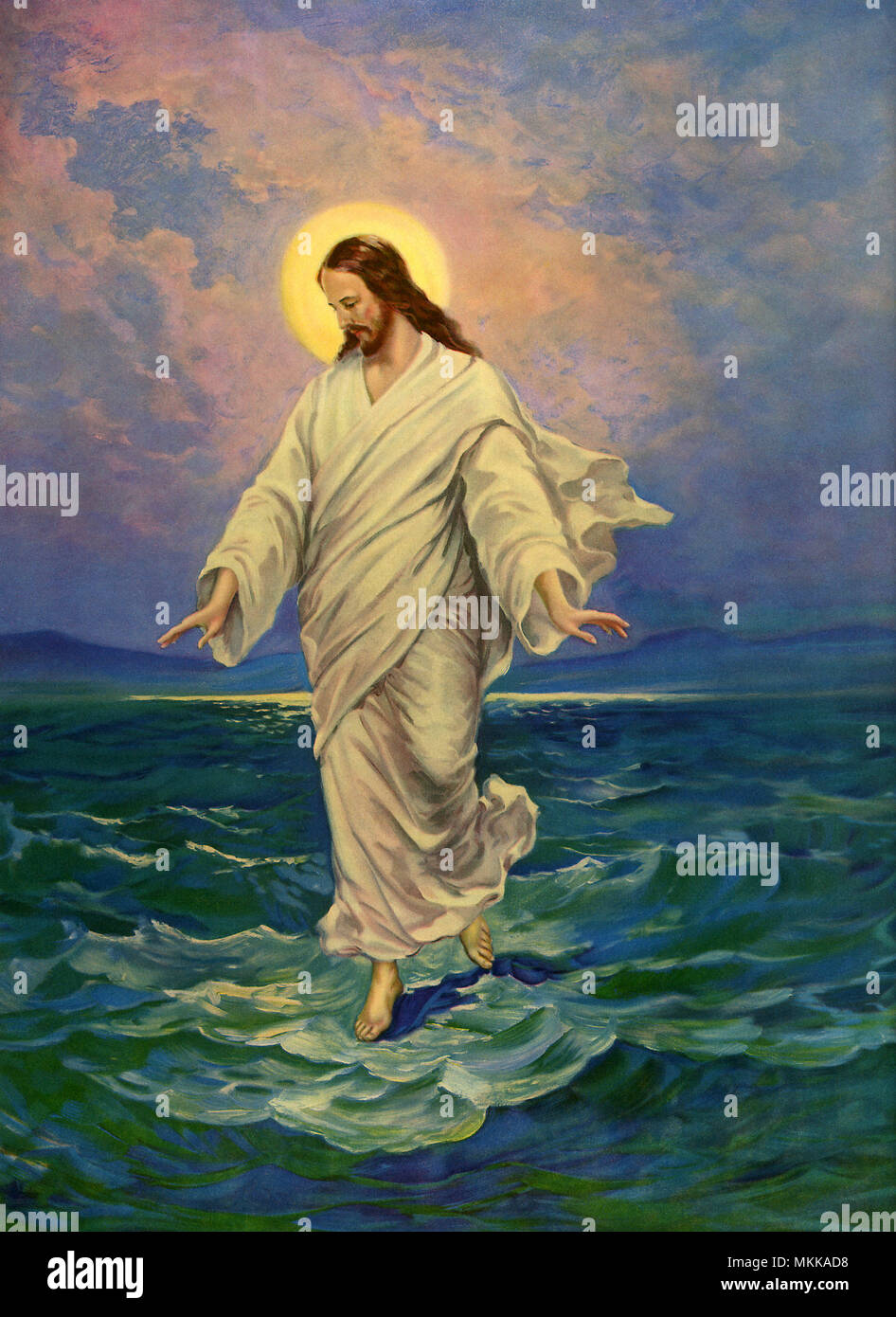 Jésus marchant sur l'eau Banque de photographies et d’images à haute résolution Alamy Jésus marchant sur l'eau Banque de photographies et d’images à haute résolution Alamy