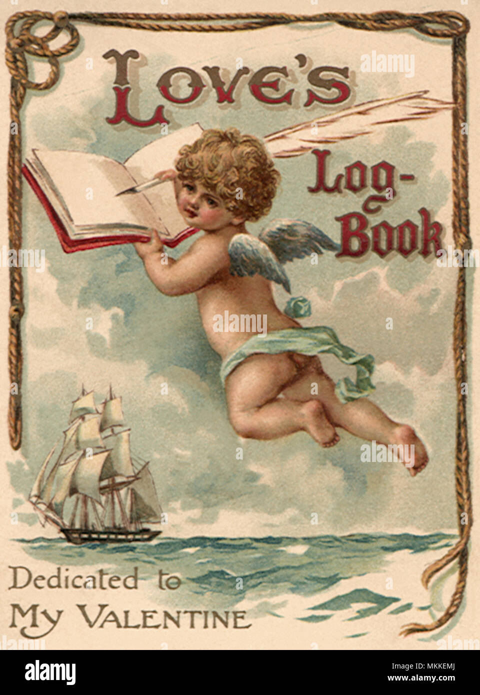 Love's Log-Book Banque D'Images