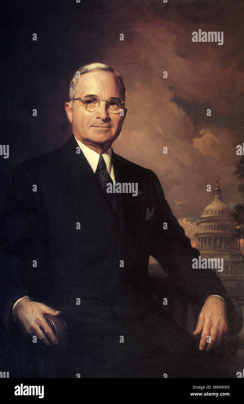 Le président Harry S. Truman Banque D'Images