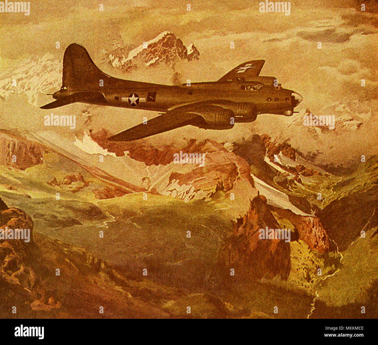 Boeing B-17 Flying Fortress Banque D'Images