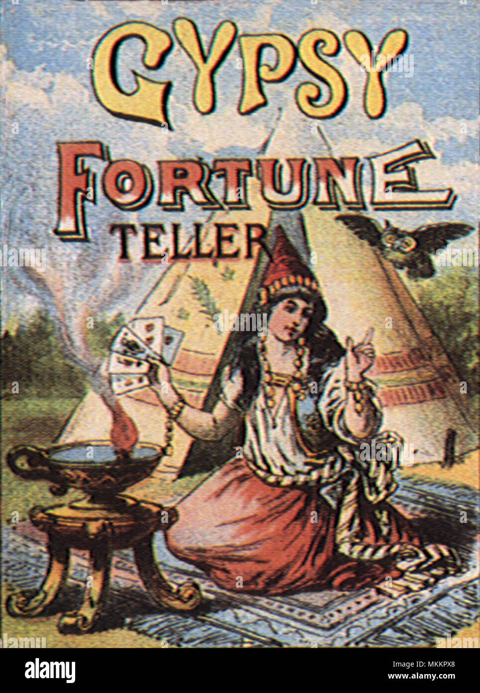 Gypsy Fortune Teller Banque D'Images