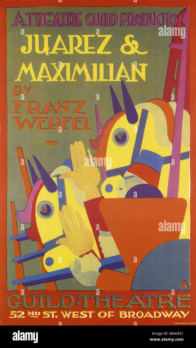 Theatre Guild Poster Banque D'Images
