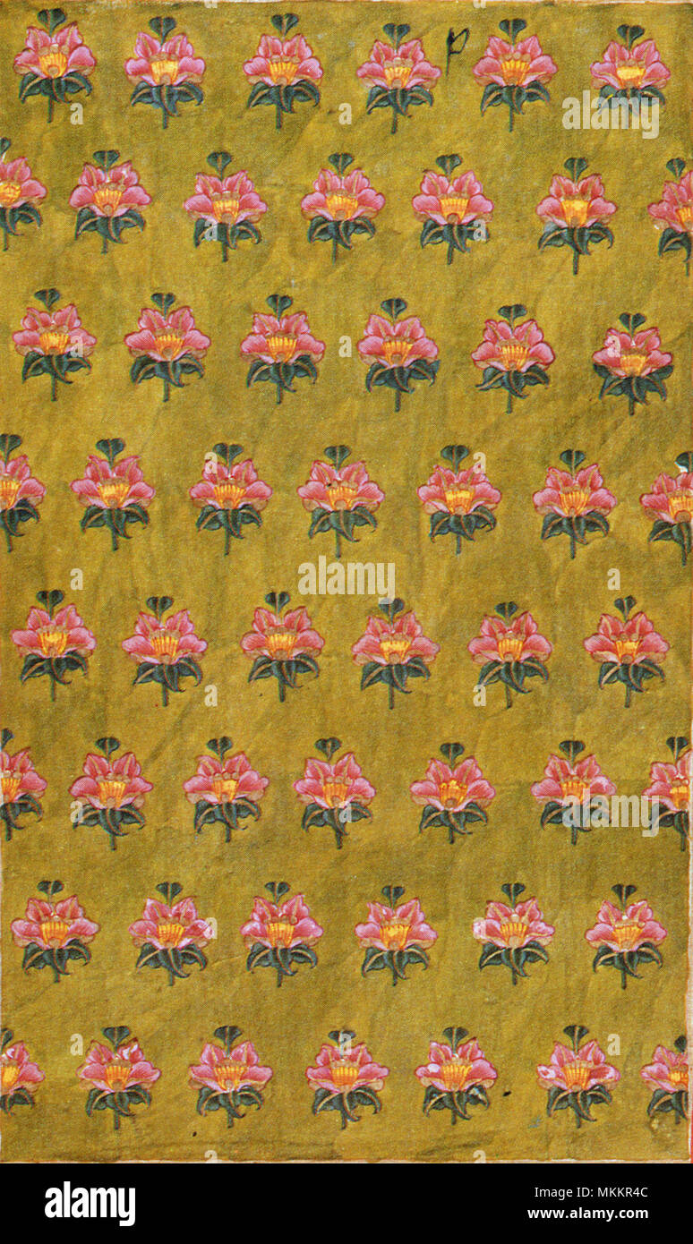 Motif Indien Floral Banque D'Images