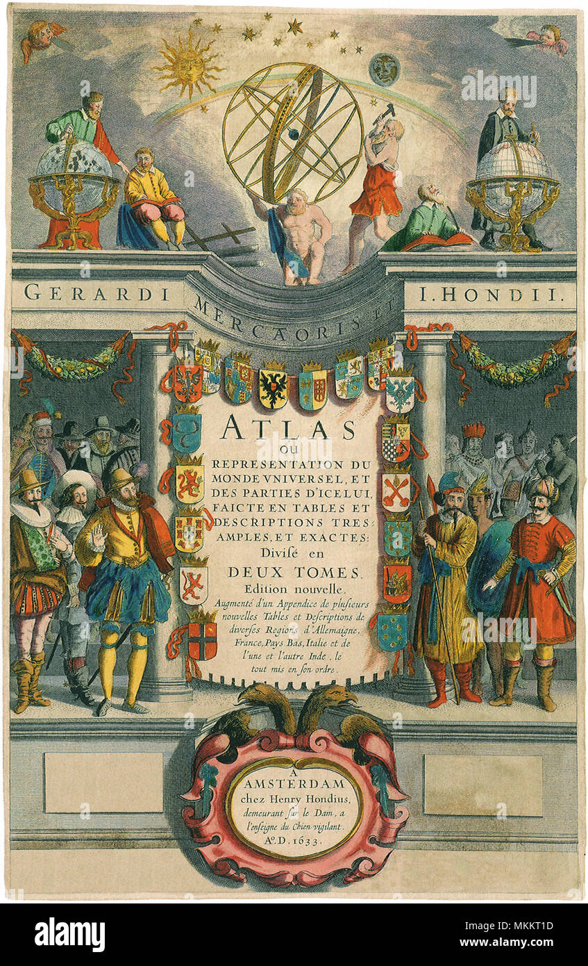Page de titre de l'atlas Banque de photographies et d’images à haute ...