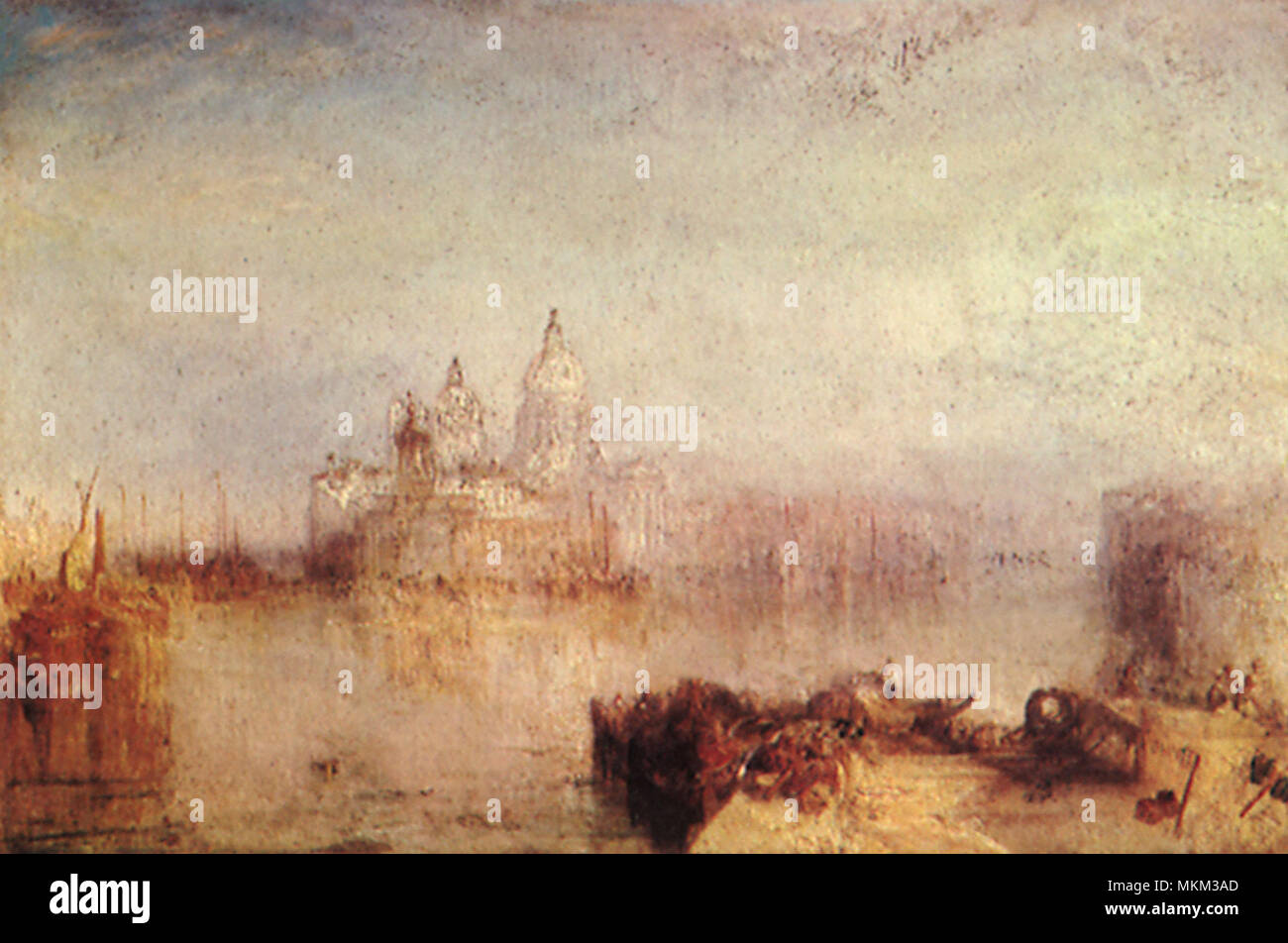 Scène Venise Misty Banque D'Images