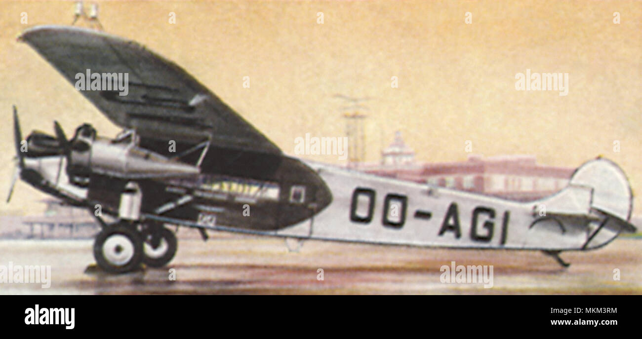 Fokker F. VII/3M Banque D'Images