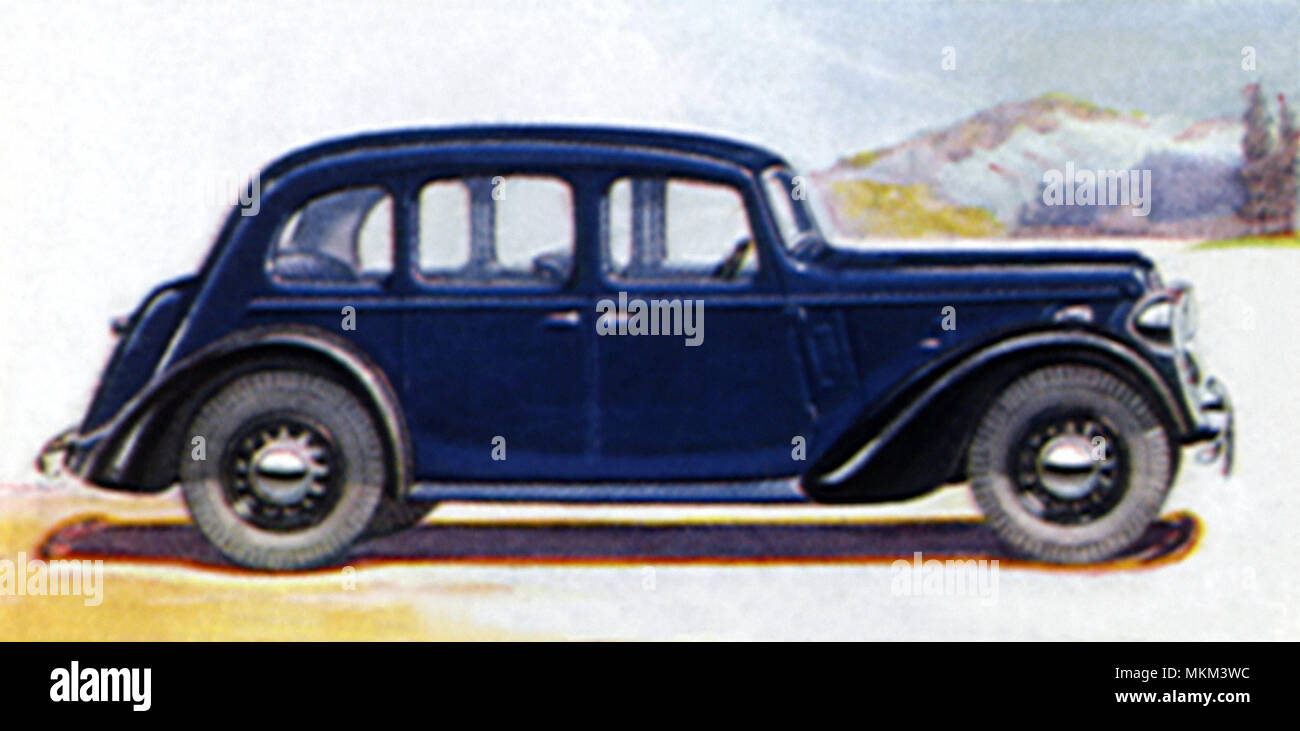 1937 Austin 14 Saloon Banque D'Images