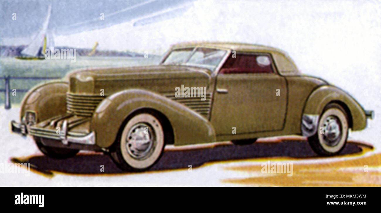 1935 Cord 810 Convertible Coupe Banque D'Images