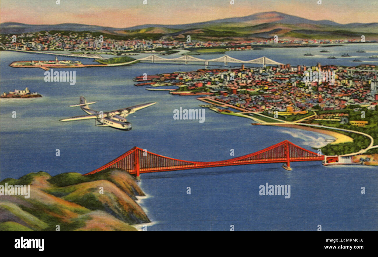 Le Pont Du Golden Gate Surplombant La Baie De San Francisco · Photo