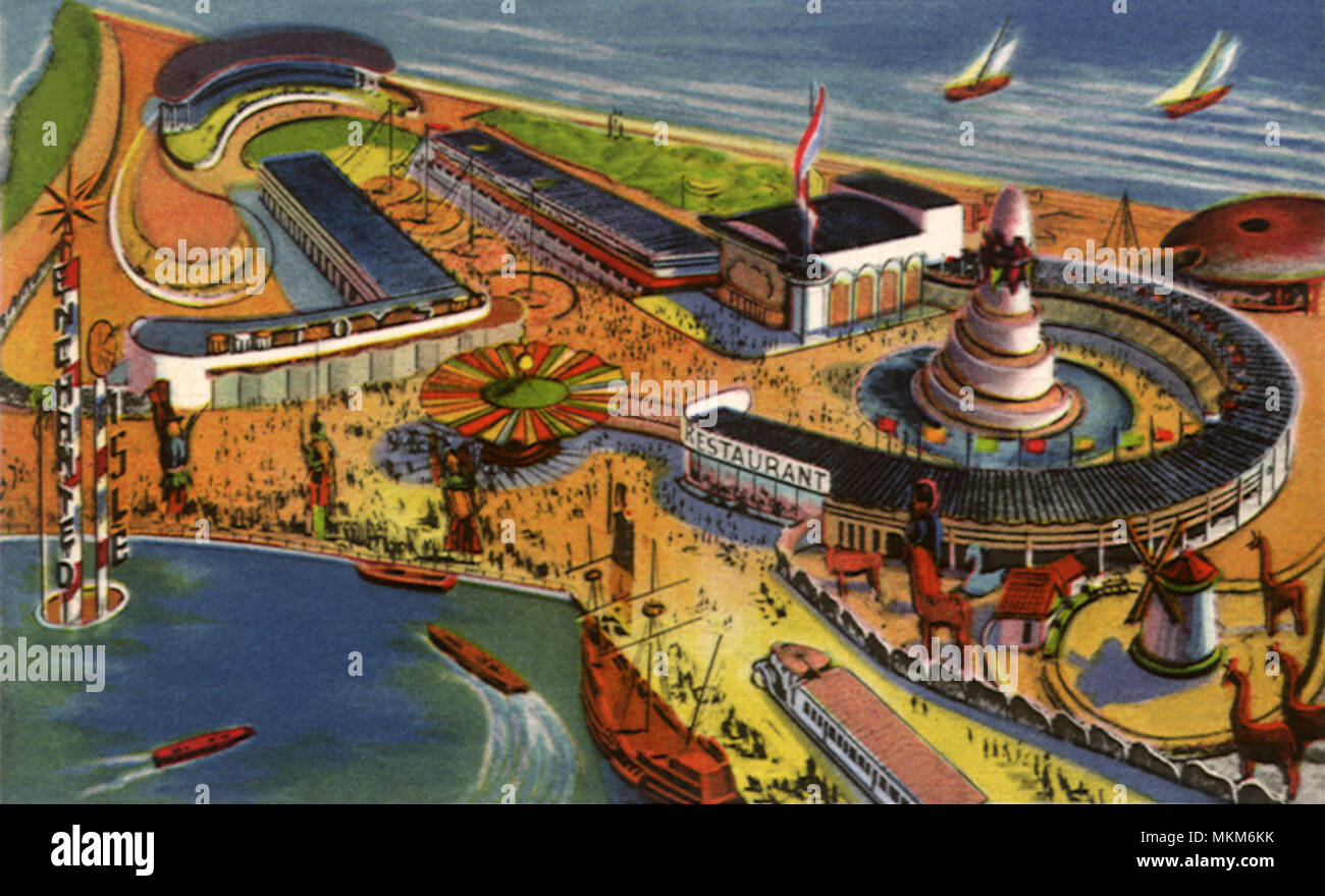 Île Enchantée, Chicago World's Fair Banque D'Images