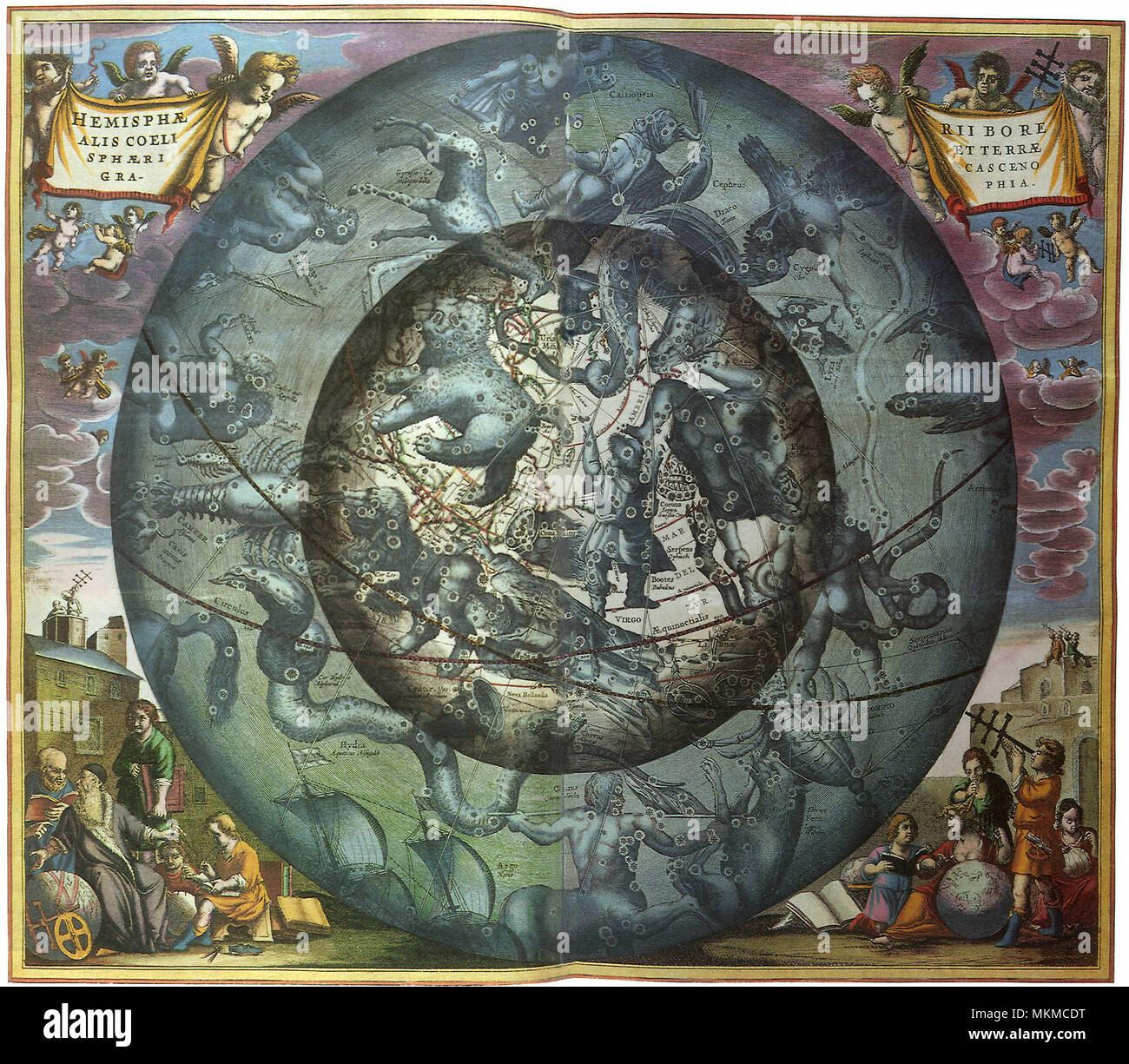 Le ciel du Nord Banque D'Images