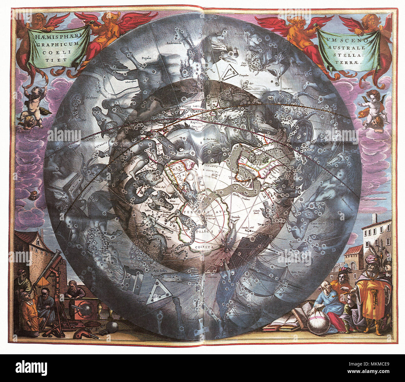 Ciel céleste Banque D'Images