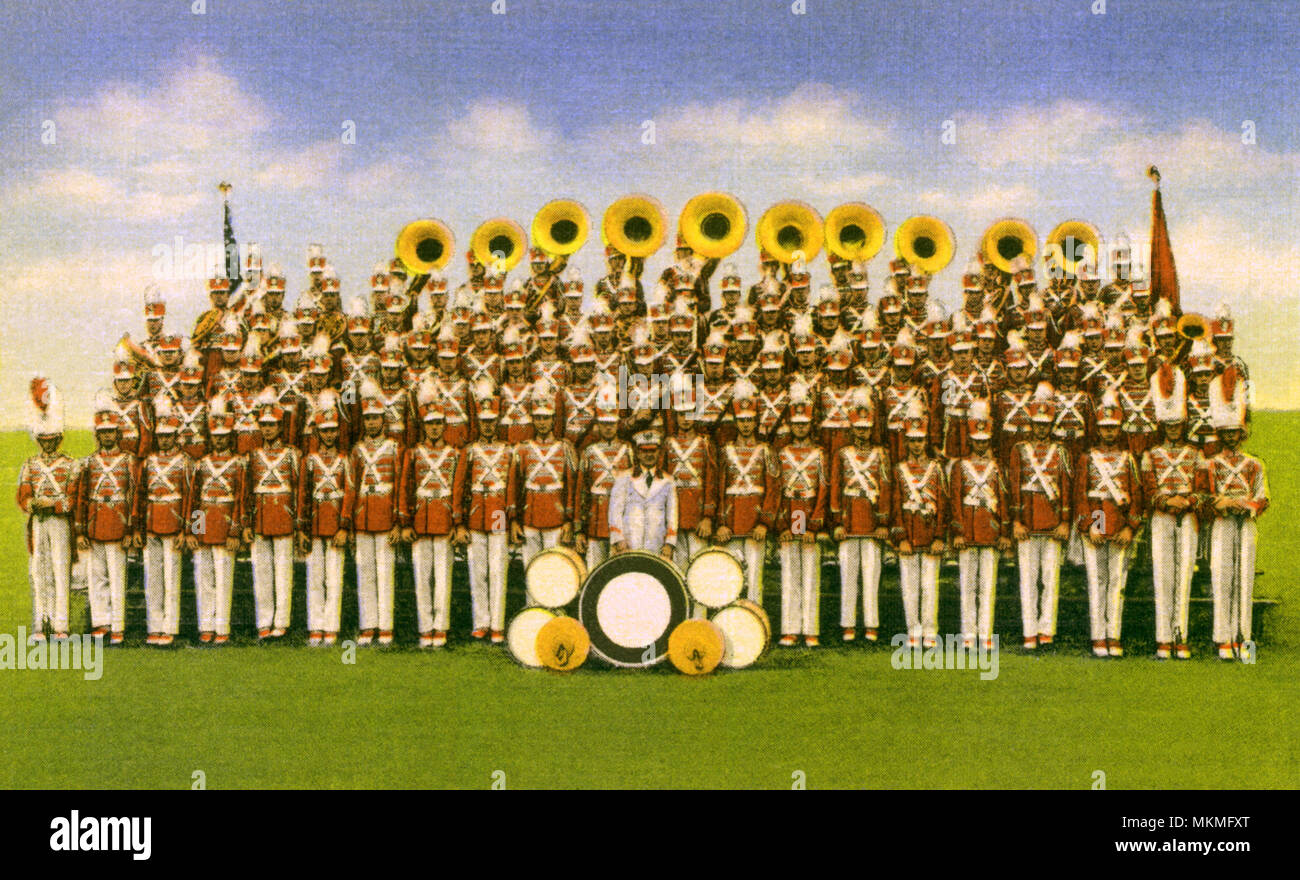 High School Band Banque D'Images