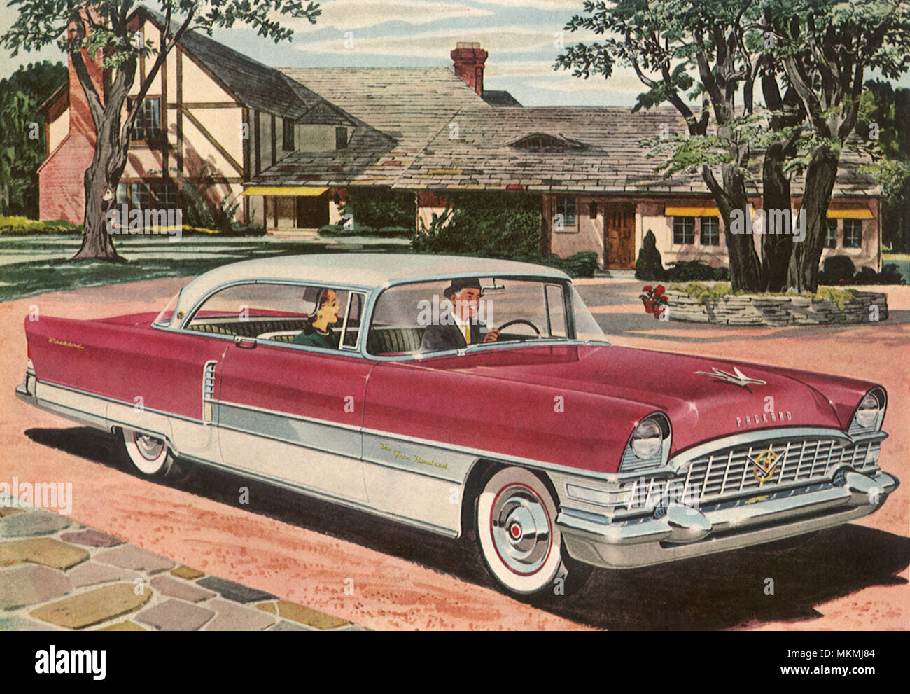 1955 Packard 400 Sedan Banque D'Images